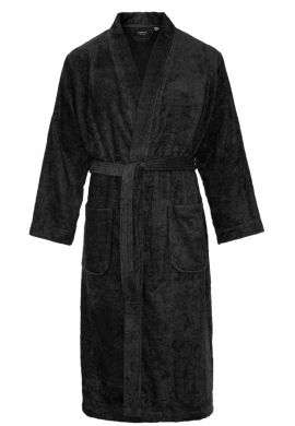 Badstof kimono zwart – sauna - Comvie