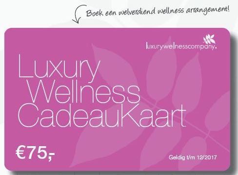 Wellness Cadeaukaart t.w.v. € 75,-